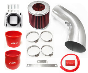 AirX Racing Intake Kit System for 1989-1992 Mazda MX6 626 with 2.2L L4 Non Turbo Engine