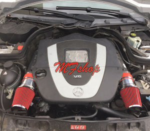 Air Intake Filter Kit System for Mercedes Benz C300 C350 with 3.0L or 3.5L V6 Engine